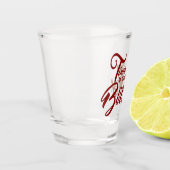 Tijd om Blitzened drink rendieren te krijgen Shot Glas (Links)