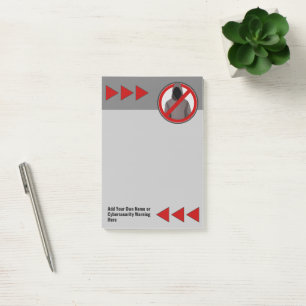 Tijd om cybercriminaliteit uit te roeien zonder ha post-it® notes