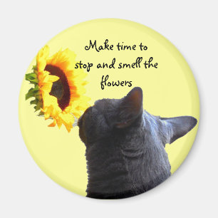 Tijd om de bloemen te rooien magneet