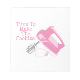 Tijd om de koekjes te maken! notitieblok