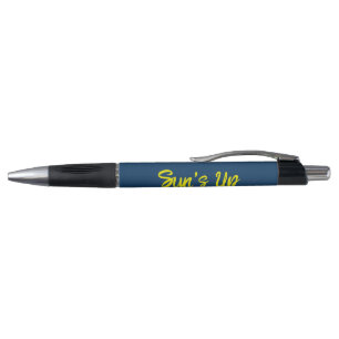 Tijd om een aantal doelen te verbreken zonsopgan pen