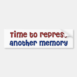 Tijd om een ander Gezegde van het geheugen te onde Bumpersticker