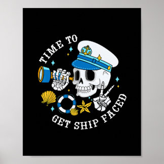 Tijd om een schip gezellig te maken Fungele skelet Poster