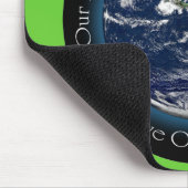 Tijd om groene Mousepad te gaan Muismat (Hoek)