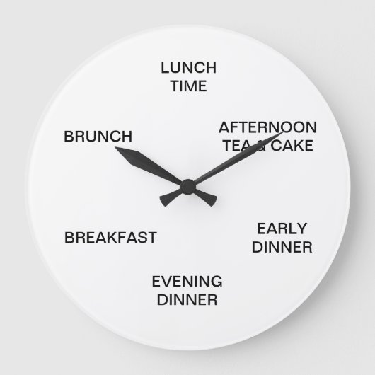 Tijd om grote klok te eten (Voorkant)