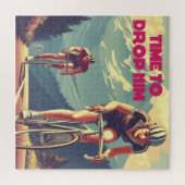 Tijd om hem te laten fietsen legpuzzel (Horizontaal)