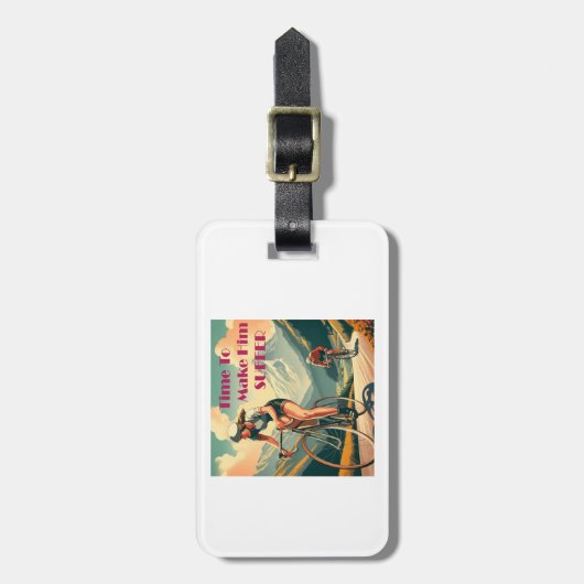 Tijd om hem te laten lijden bagagelabel (Voorkant verticaal)