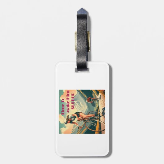 Tijd om hem te laten lijden bagagelabel (Achterkant verticaal)