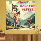 Tijd om hem te laten lijden canvas afdruk (Insitu (Woonkamer))