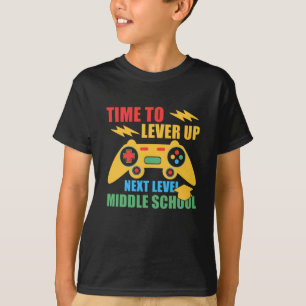 Tijd om het middelbare schoolvideogamer op te waar t-shirt