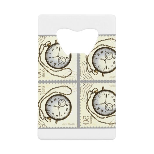 TIJD om het open te maken! Kredietkaart Flessenopener (Voorkant)