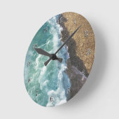 Tijd om het strand te pakken! ronde klok (Hoek)