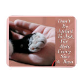 Tijd om hulp te vragen magneet (Horizontaal)