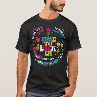 Tijd om je vast te leggen op testdagtesten voor le t-shirt
