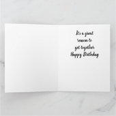 TIJD OM JE VERJAARDAG TE "VIEREN" KAART (Binnen)