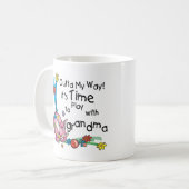 Tijd om met oma te spelen koffiemok (Voorkant links)