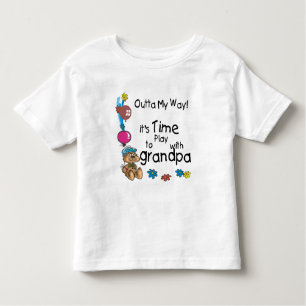 Tijd om met Opa te spelen Kinder Shirts