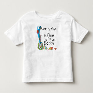 Tijd om met Papa te spelen Kinder Shirts