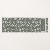 Tijd om mijn chi op het bladpatroon van lebfel te yogamat (Voorkant (horizontaal))