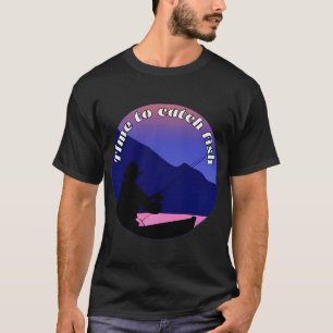 tijd om nu vis te vangen t-shirt