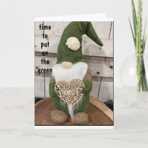 TIJD OM "OP DE GROEN TE ZETTEN" & CELEBRATE ST. PA KAART