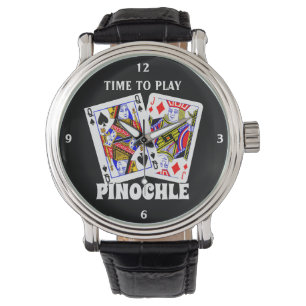 Tijd om Pinochle te spelen Horloge