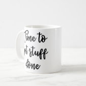 Tijd om spullen klaar te krijgen Mok (Voorkant links)