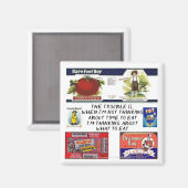 "Tijd om te eten"? Magneet (Voorkant / Achterkant)