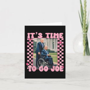 Tijd om te gaan Joe Grappig Trump 2024 Kaart