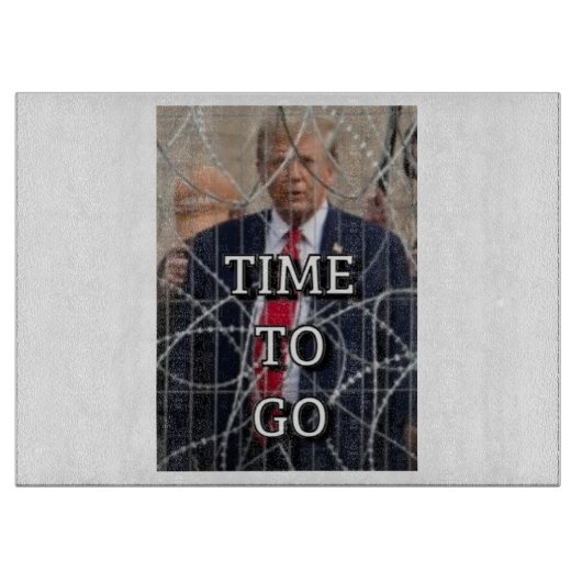 Tijd om te gaan snijplank (Voorkant)