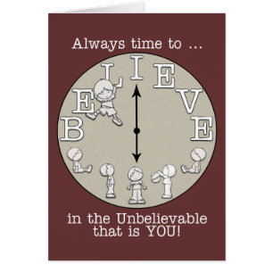 Tijd om te geloven-kleine jongen en klok