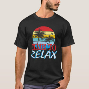 Tijd om te ontspannen Classy zomer classy Beach ou T-shirt