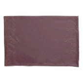 Tijd om te ontspannen maroon-ed kussensloop set (Voorkant-Links)