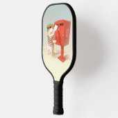 Tijd om te posten – Kat met Taiwanese brievenbus Pickleball Paddle (Links)