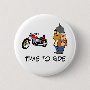 Tijd om te rijden ronde button 5,7 cm