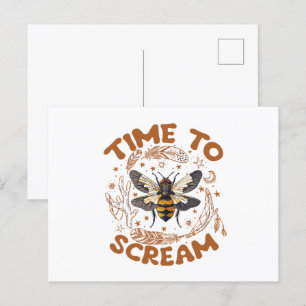 Tijd om te schreeuwen Cicaden Liefhebber Insecten  Briefkaart