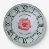 Tijd om te sparen papieren bordje (Voorkant)