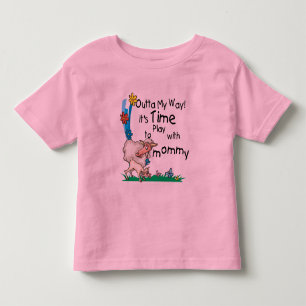 Tijd om te spelen met mama2 kinder shirts