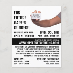 Tijd om te verbinden, de Gebeurtenis van het Voorz Flyer