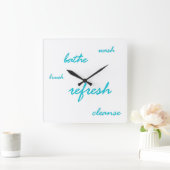 Tijd om te vernieuwen vierkante klok (Huis)