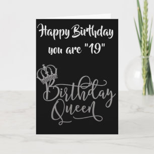 TIJD OM TE VIEREN **19th** VERJAARDAG KONINGIN Kaart