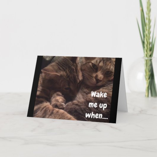 TIJD OM TE VIEREN *60ste VERJAARDAG* WAKKER ME!!! Kaart (Voorkant)