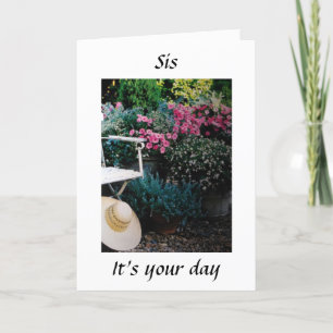 TIJD OM TE VIEREN **SIS** OP HAAR VERJAARDAG KAART