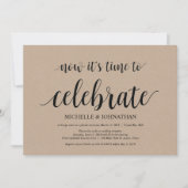 Tijd om te vieren, uitnodigingen voor een intieme (Voorkant)