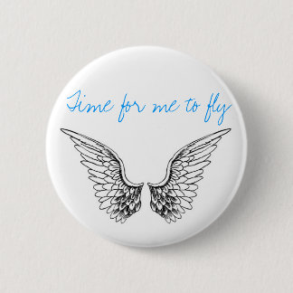 Tijd om te vliegen ronde button 5,7 cm