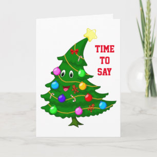 TIJD OM TE ZEGGEN: "FIJNE KERSTDAG" FEESTDAGEN KAART