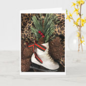 TIJD OM TE ZEGGEN **MERRY CHRISTMAS** KAART (Gele Bloem)