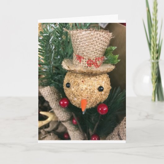 TIJD OM TE ZEGGEN **MERRY CHRISTMAS** KAART (Voorkant)