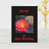 TIJD OM U TE CELEREN **SISTER** KAART (Gele Bloem)