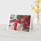 TIJD OM U TE WENSEN **MERRY CHRISTMAS** EN NIEUW J KAART (Gele Bloem)